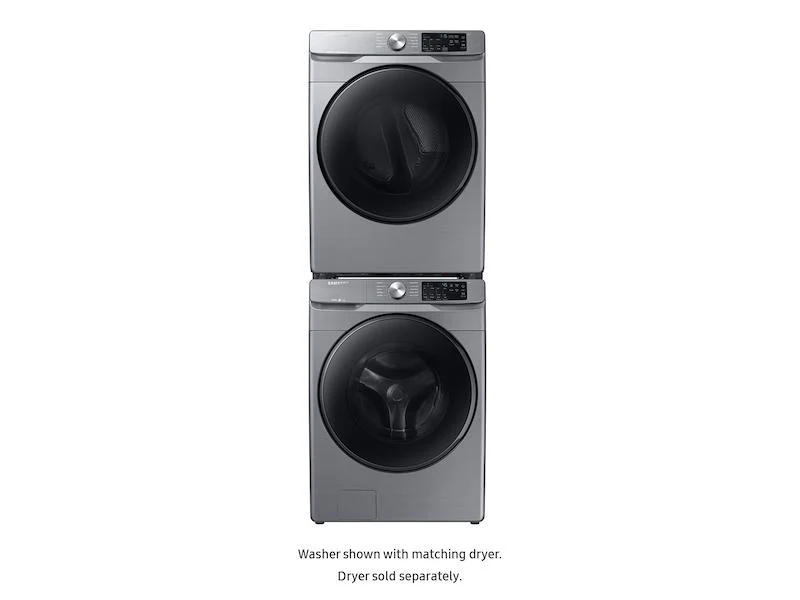 Samsung 4.5 cu. ft. Front Load Washer with Steam in Platinum - Image 5