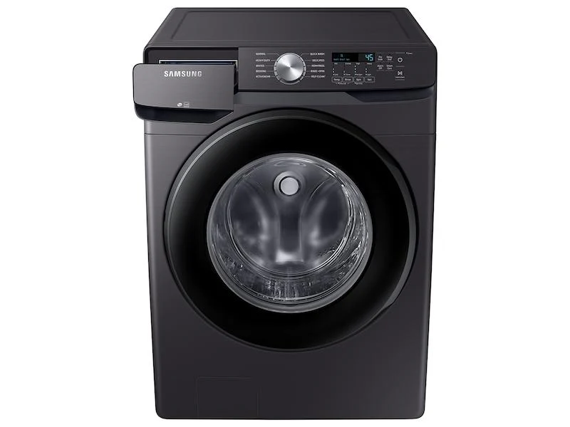 Samsung WF45T6000AV 4.5 cu. ft. Front Load Washer with Vibration Reduction Technology+ in Brushed Black - Image 7