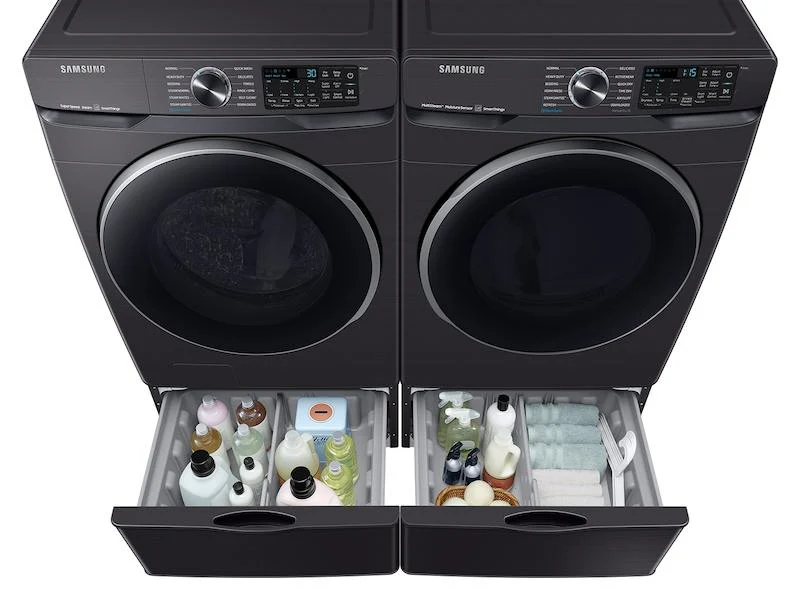 5.0 cu. ft. Extra-Large Capacity Smart Front Load Washer with Super Speed Wash in Brushed Black - Image 9