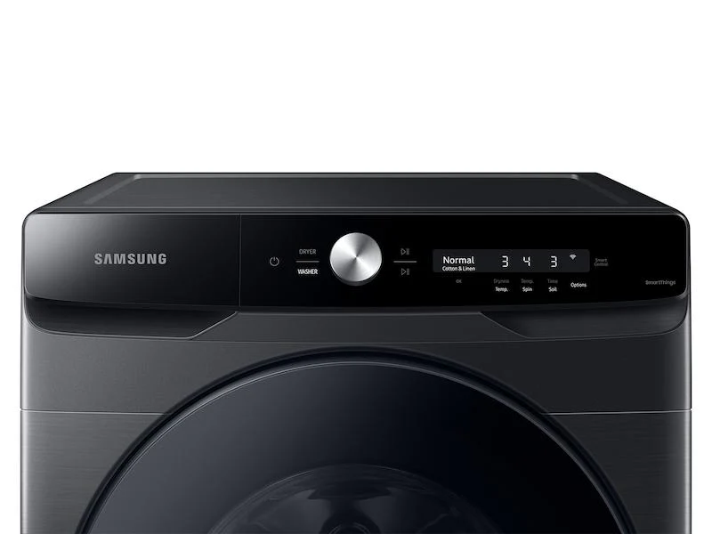 5.0 cu. ft. Extra-Large Capacity Smart Dial Front Load Washer with MultiControl™ in Brushed Black - Image 3