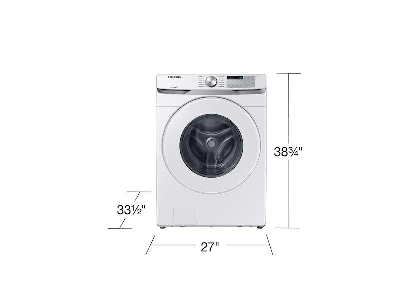 Samsung WF51CG8000AW 5.1 cu. ft. Extra-Large Capacity Smart Front Load Washer with Vibration Reduction Technology+ in White - Image 2