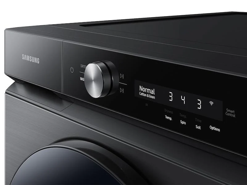 Samsung WF53BB8700AVUS Bespoke 5.3 cu. ft. Ultra Capacity Front Load Washer with Super Speed Wash and AI Smart Dial in Brushed Black - Image 11
