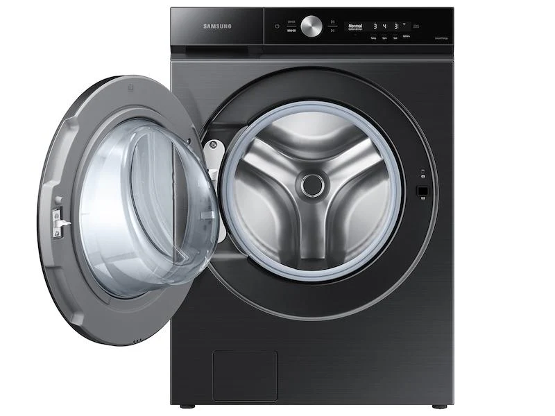 Samsung WF53BB8700AVUS Bespoke 5.3 cu. ft. Ultra Capacity Front Load Washer with Super Speed Wash and AI Smart Dial in Brushed Black - Image 5
