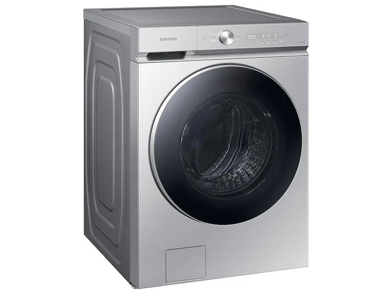 Samsung WF53BB8900ATUS Bespoke 5.3 cu. ft. Ultra Capacity Front Load Washer with AI OptiWash™ and Auto Dispense in Silver Steel - Image 4