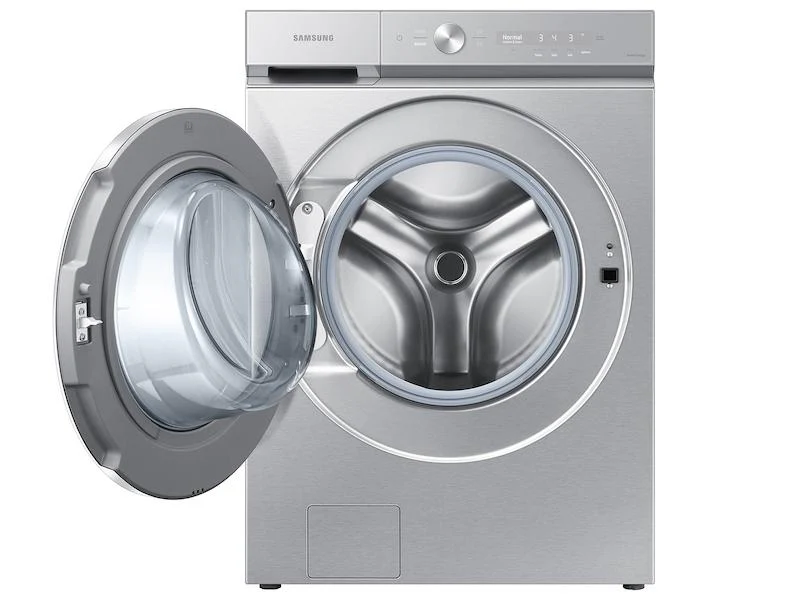 Samsung WF53BB8900ATUS Bespoke 5.3 cu. ft. Ultra Capacity Front Load Washer with AI OptiWash™ and Auto Dispense in Silver Steel - Image 5