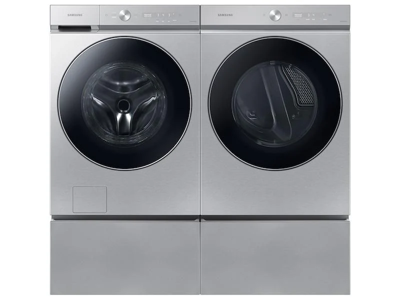 Samsung WF53BB8900ATUS Bespoke 5.3 cu. ft. Ultra Capacity Front Load Washer with AI OptiWash™ and Auto Dispense in Silver Steel - Image 7
