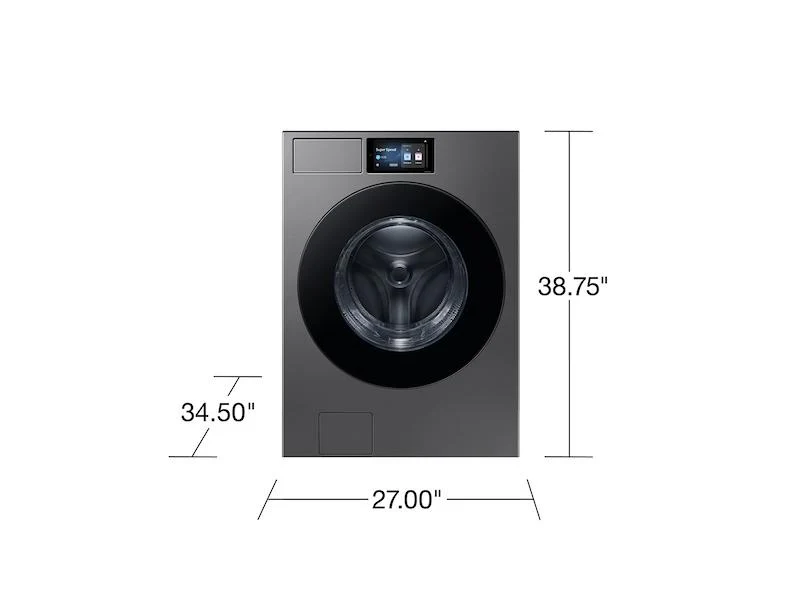 Samsung WF90F53ADS Bespoke AI Front Load Washer - Image 3