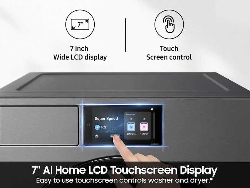 Samsung WF90F53ADS Bespoke AI Front Load Washer - Image 4