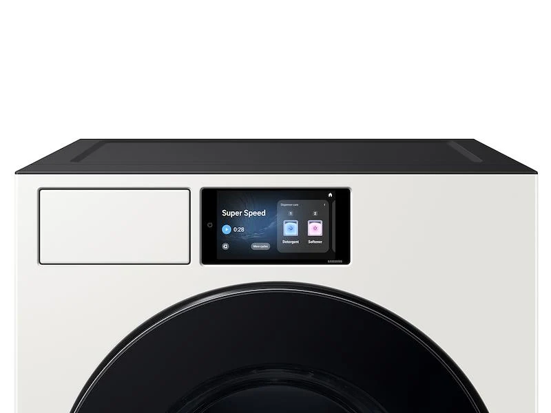 Samsung WF90F53ADY 5.3 cu. ft. Bespoke AI Ultra Capacity Front Load Washer with AI Home and AI OptiWash+ in Ivory - Image 9