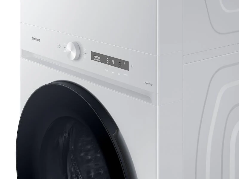 Samsung WH46DBH100EW Bespoke 4.6 cu. ft. AI Laundry Hub™ Large Capacity Single Unit Washer with Steam Wash and 7.6 cu. ft. Electric Dryer in White - Image 10