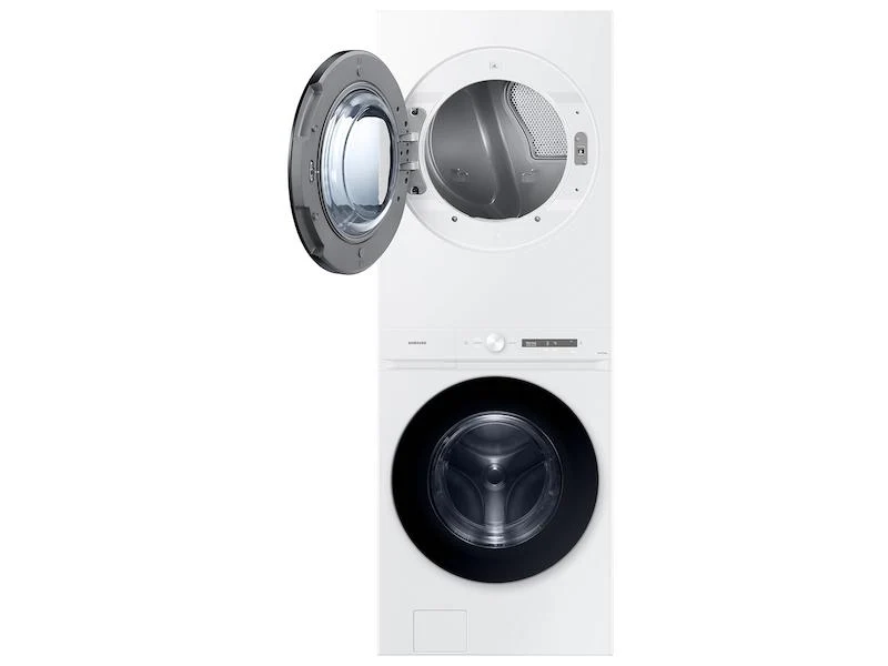 Samsung WH46DBH100EW Bespoke 4.6 cu. ft. AI Laundry Hub™ Large Capacity Single Unit Washer with Steam Wash and 7.6 cu. ft. Electric Dryer in White - Image 7