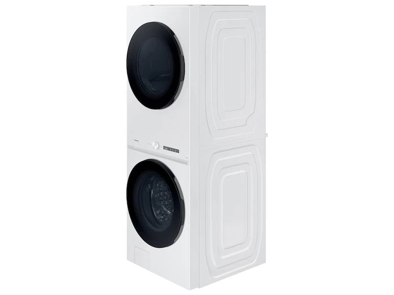 Samsung WH46DBH100EW Bespoke 4.6 cu. ft. AI Laundry Hub™ Large Capacity Single Unit Washer with Steam Wash and 7.6 cu. ft. Electric Dryer in White - Image 9