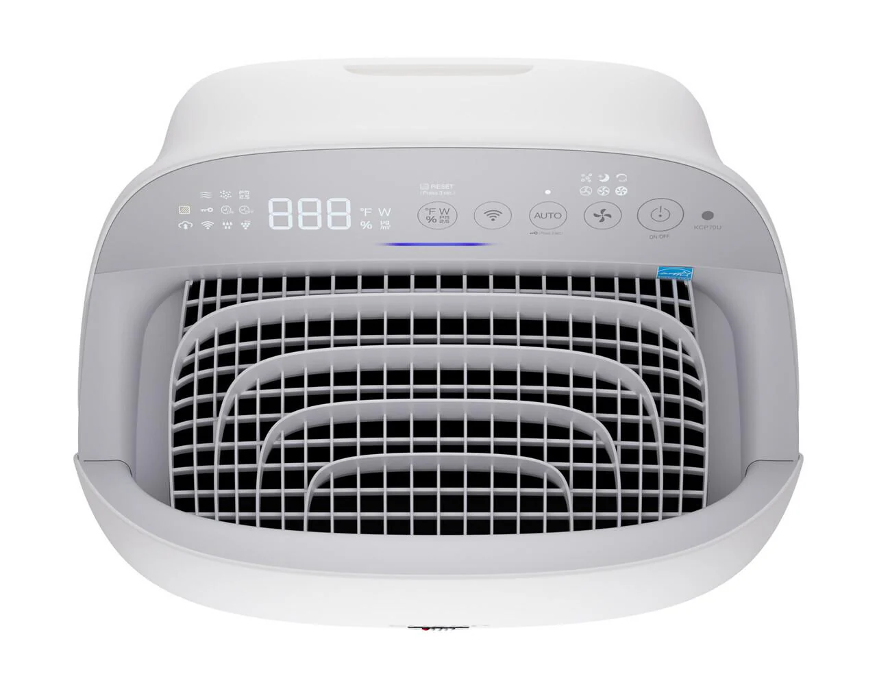 KCP70UW Sharp Smart Plasmacluster Ion Air Purifier with True HEPA + Humidifier for Large Rooms - Image 7