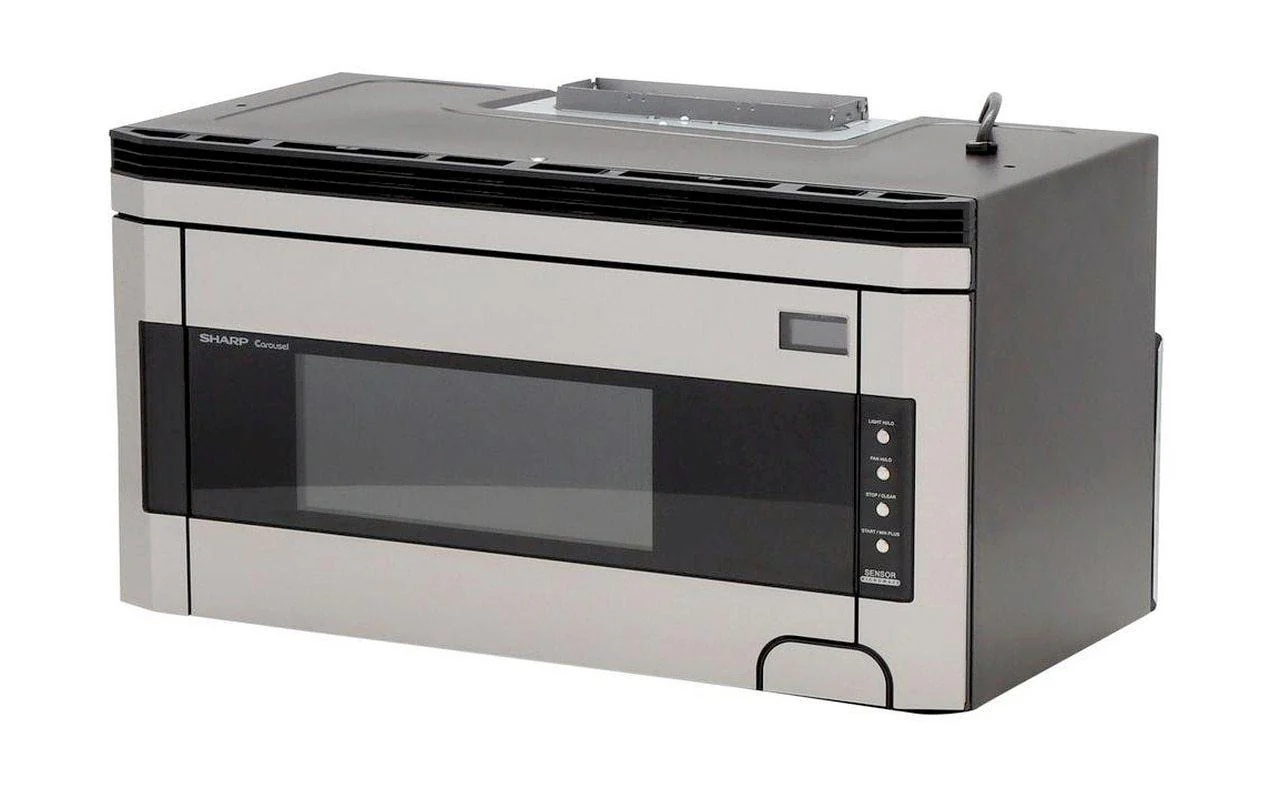 Sharp R1514TY 1.5 cu. ft. 1000W Sharp Stainless Steel Over-the-Range Carousel Microwave Oven - Image 2