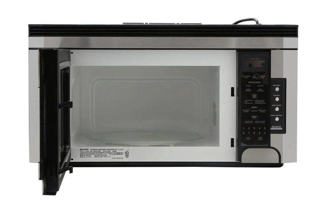 Sharp R1514TY 1.5 cu. ft. 1000W Sharp Stainless Steel Over-the-Range Carousel Microwave Oven - Image 4