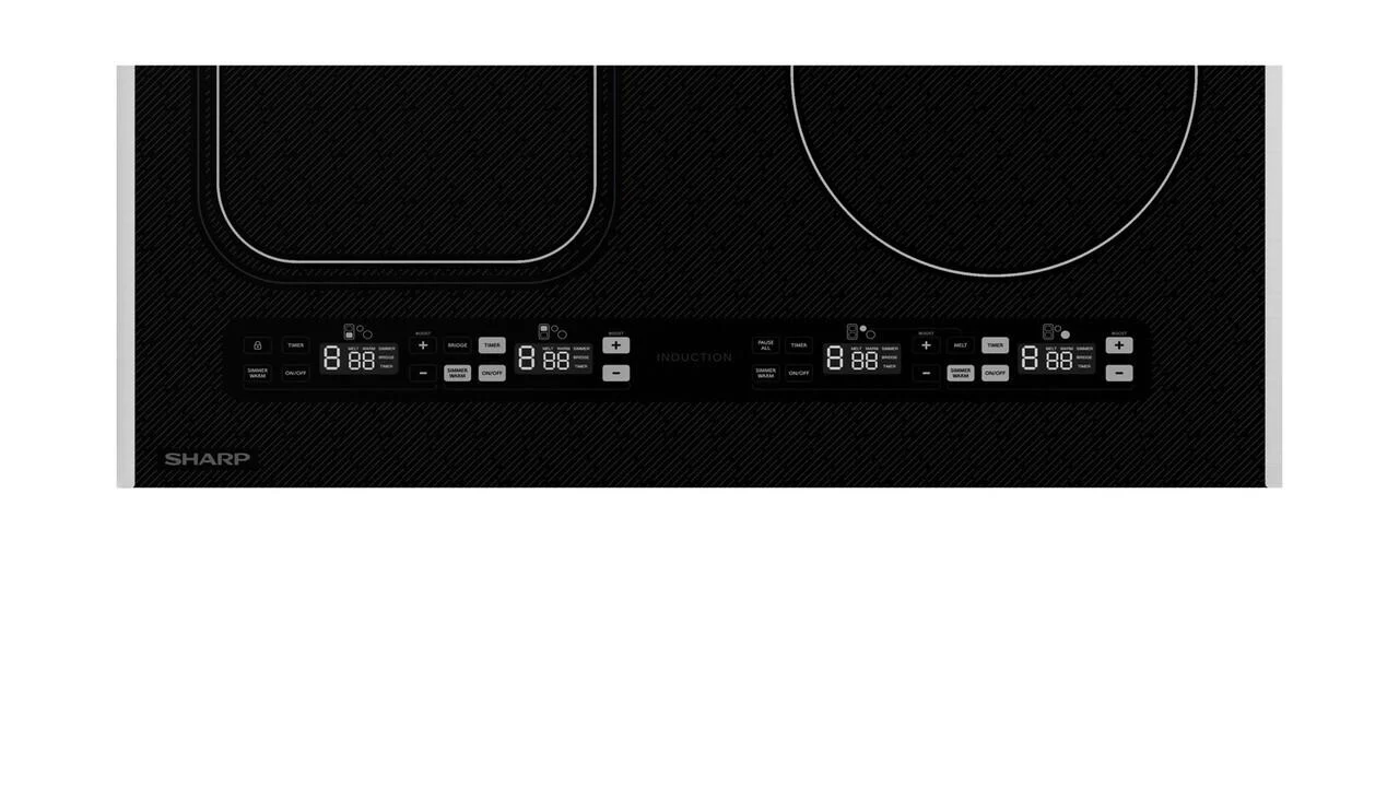 SCH2443GB Sharp 24 in. Induction Cooktop with Side Accessories - Image 8