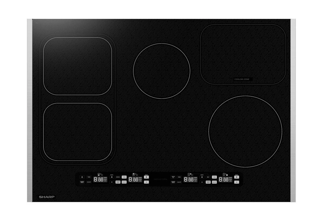 SCH3043GB Sharp 30 in. Induction Cooktop with Side Accessories - Image 7
