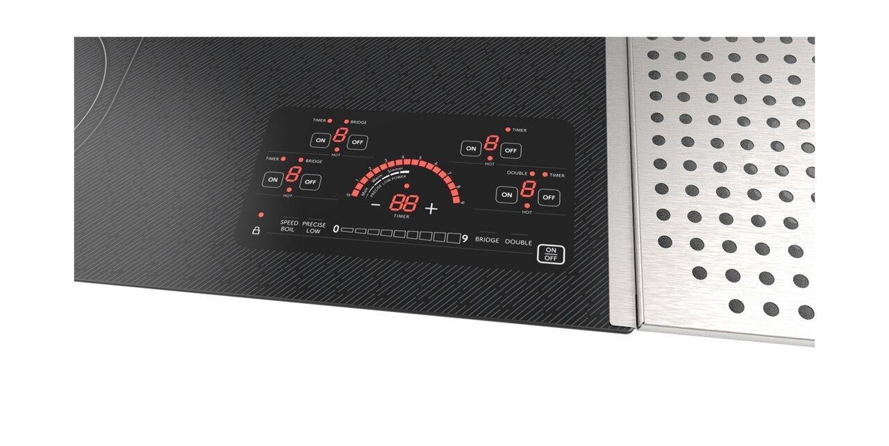 Sharp SCR2442FB 24 in. Drop-In Radiant Cooktop with Side Accessories - Image 4