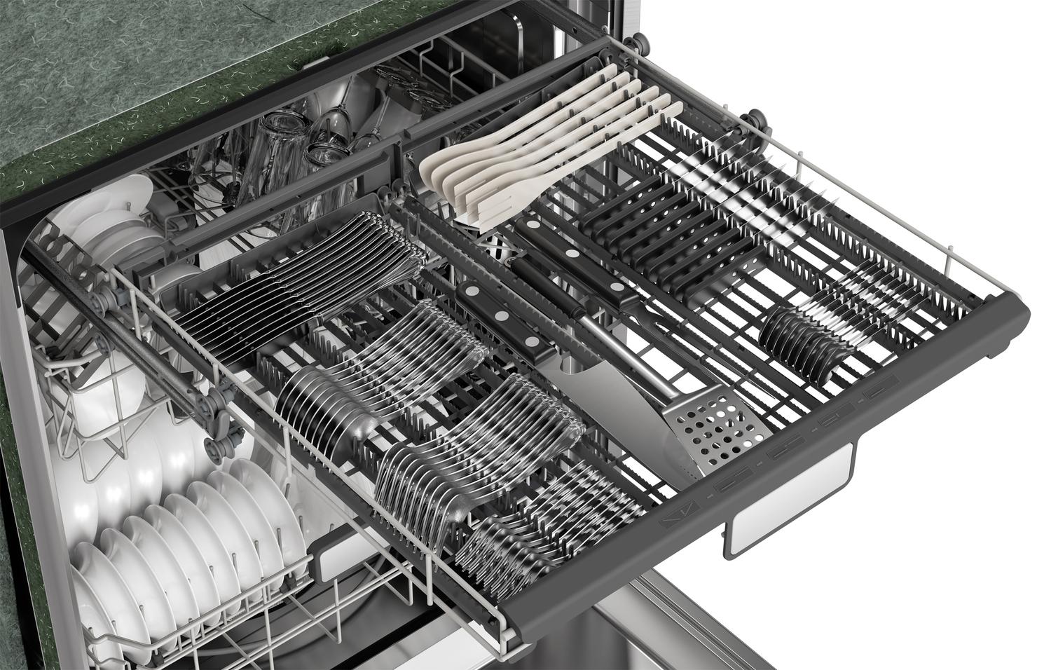SDW6726MS Sharp 24 in. Stainless Steel 47dB Dishwasher - Image 5