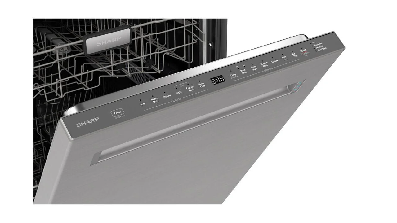 Sharp SDW6767HS 24 in. Slide-In Smart 45 dB Dishwasher - Image 4