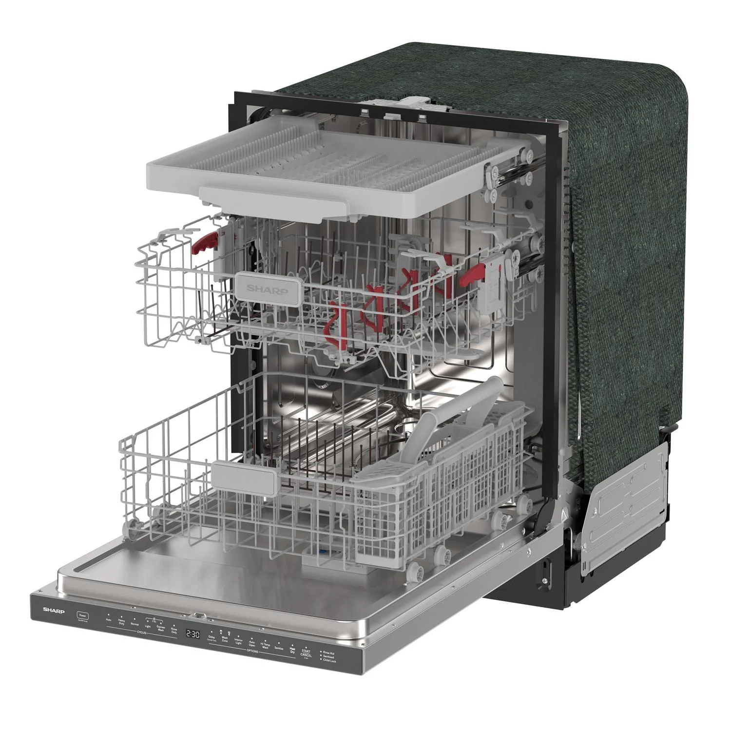 Sharp SDW6768SMS 24 in. Stainless Steel Dishwasher - Image 16