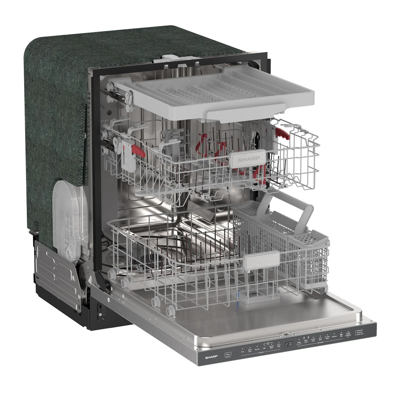 Sharp SDW6768SMS 24 in. Stainless Steel Dishwasher - Image 17