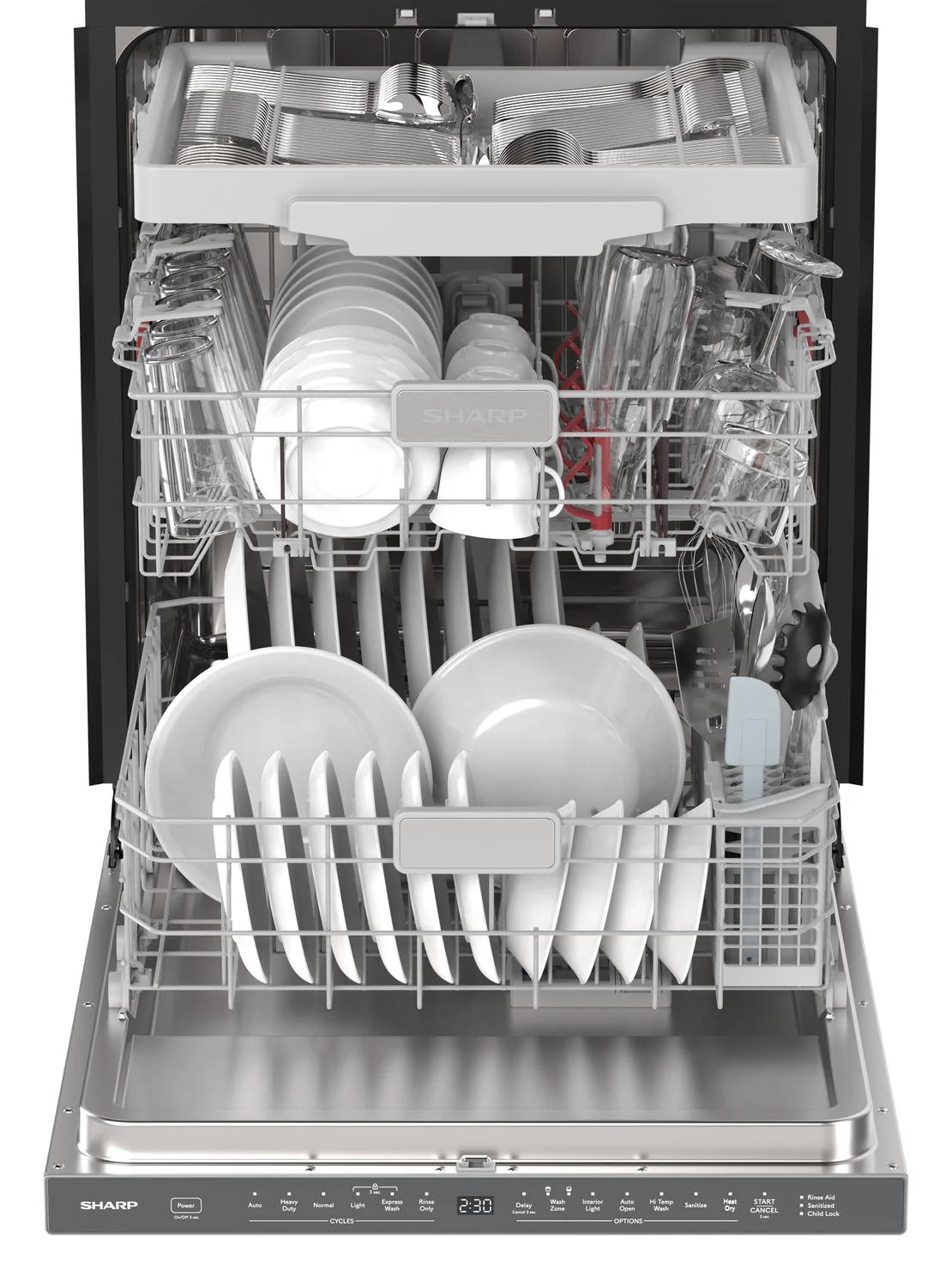 Sharp SDW6768SMS 24 in. Stainless Steel Dishwasher - Image 3
