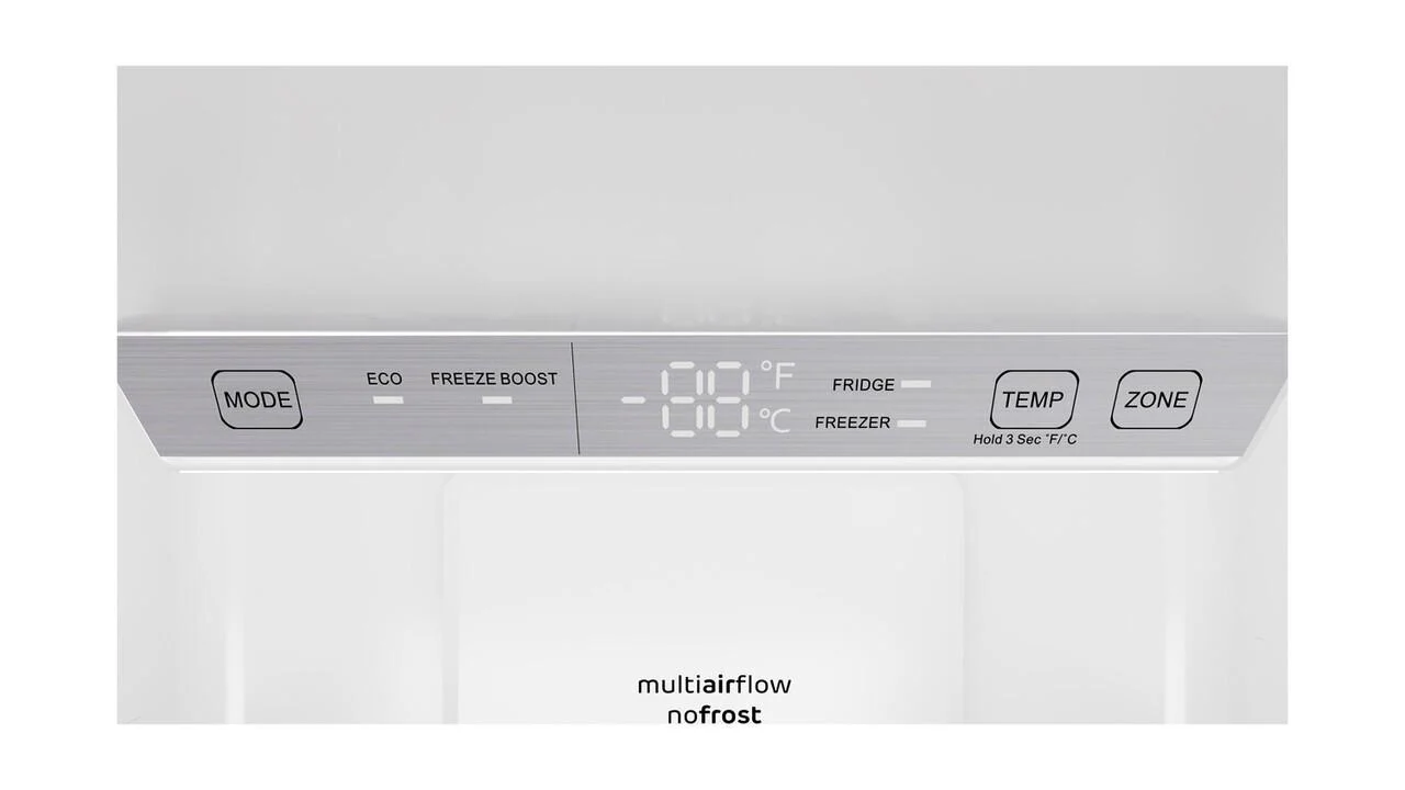 SJB1255GS Sharp 24 in. Bottom-Freezer Counter-Depth Refrigerator - Image 2