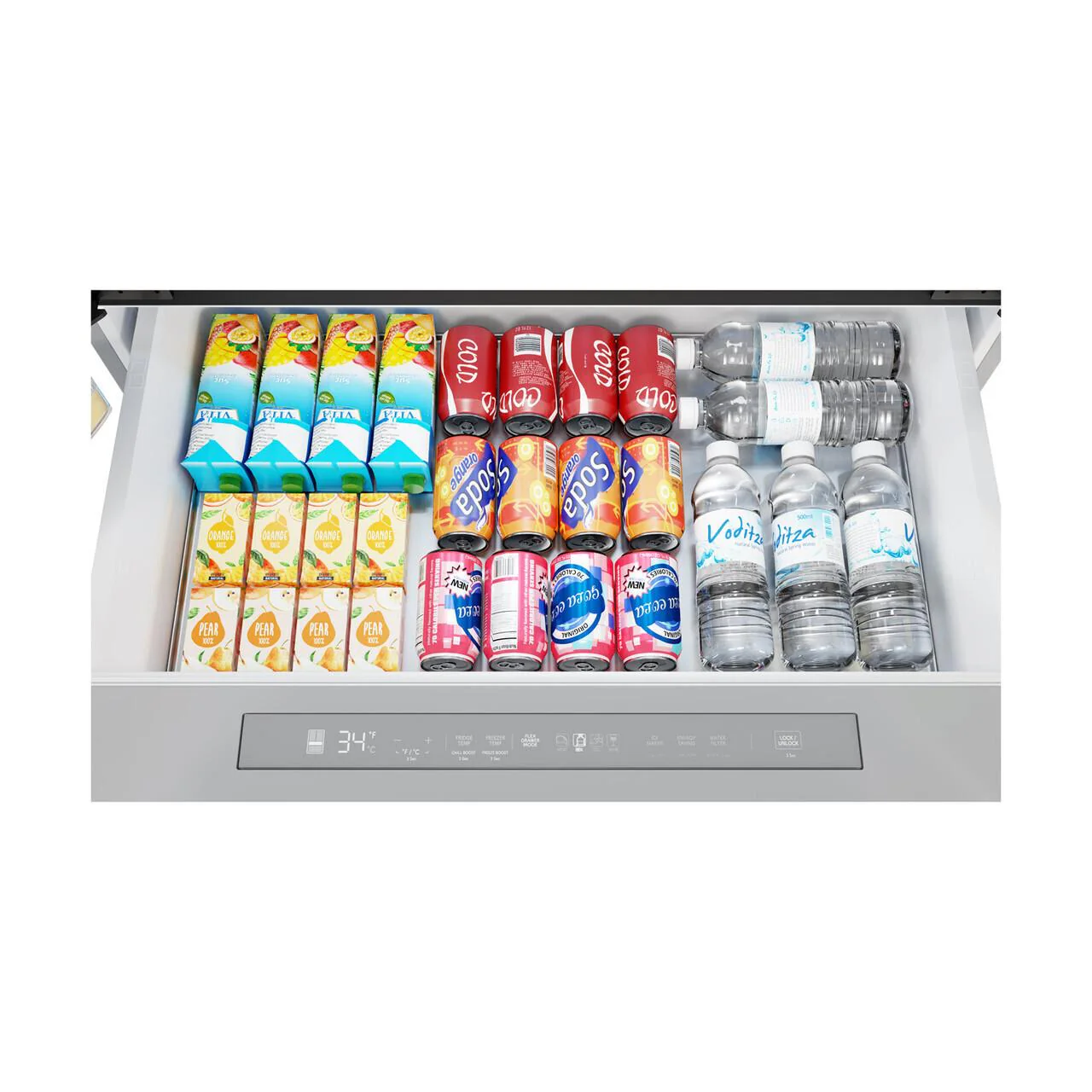 SJG2254FS Sharp French 4-Door Counter-Depth Refrigerator with Water Dispenser - Image 18