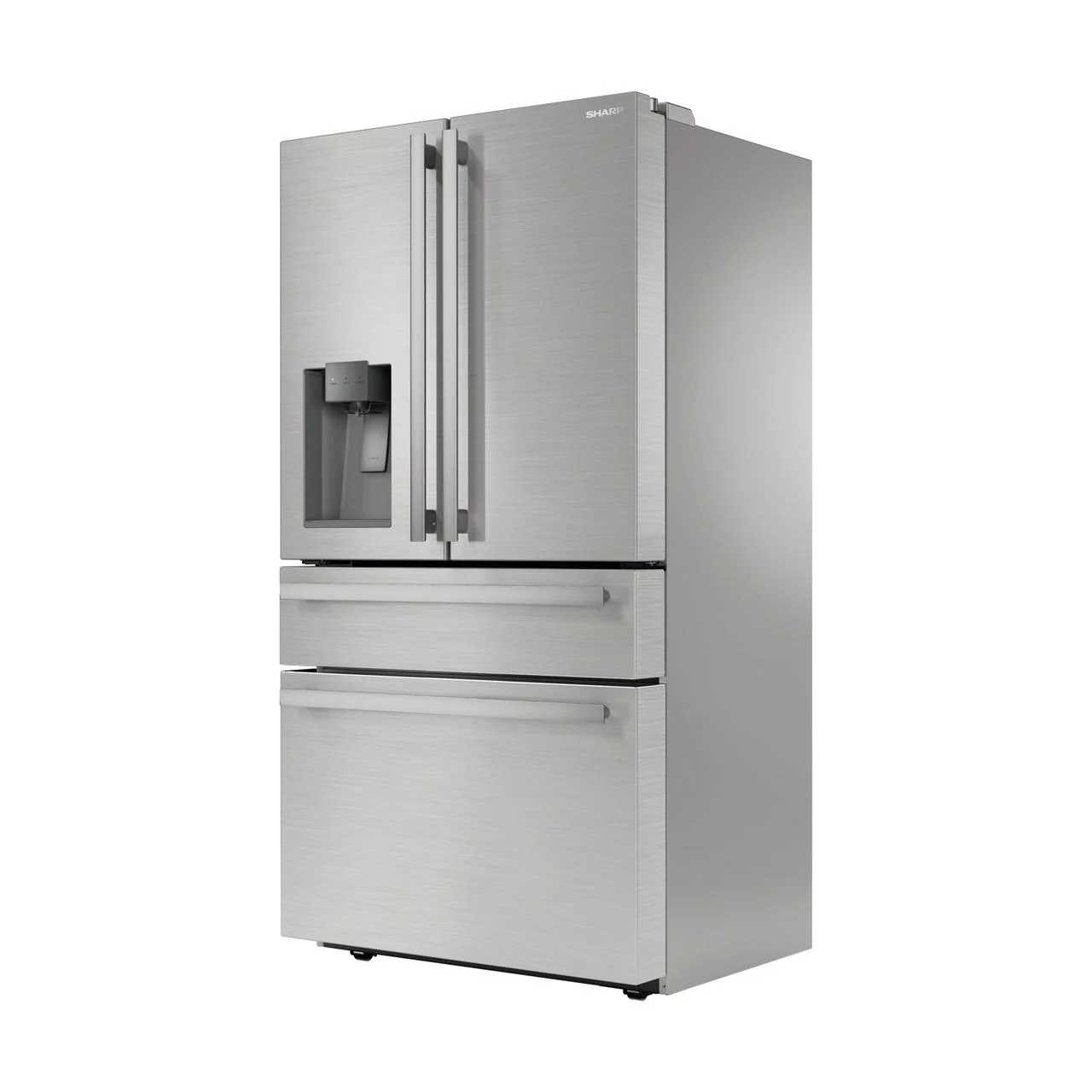 SJG2254FS Sharp French 4-Door Counter-Depth Refrigerator with Water Dispenser - Image 5
