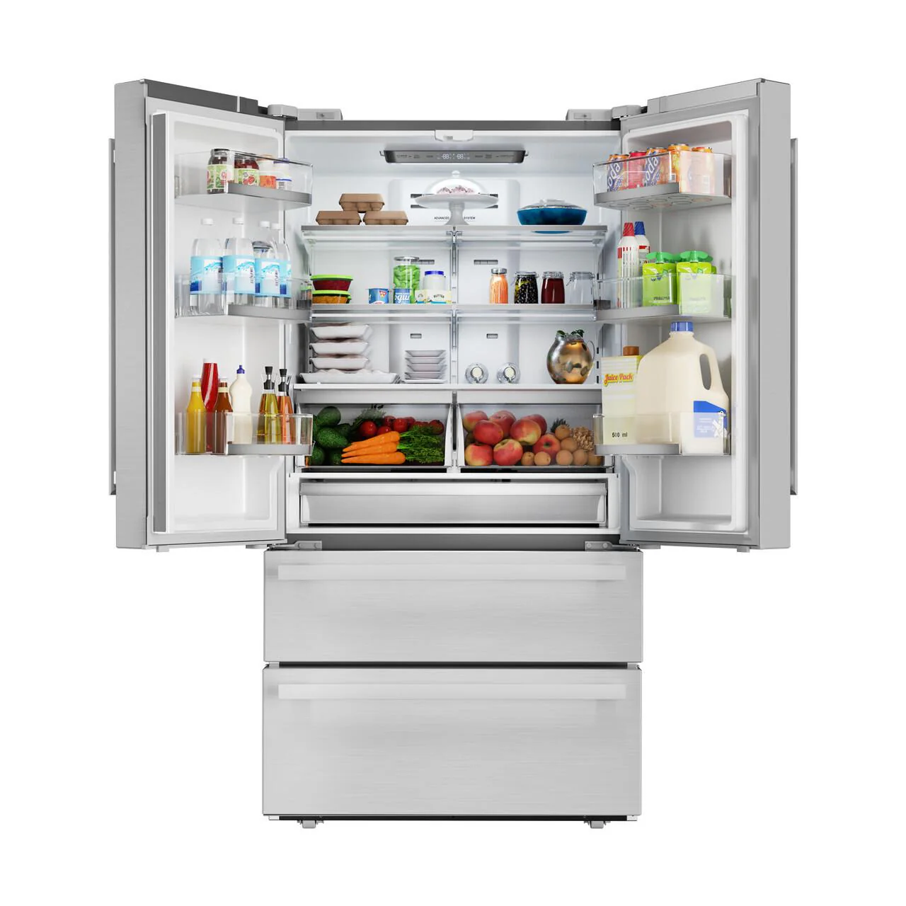 SJG2351FS Sharp French 4-Door Counter-Depth Refrigerator - Image 2