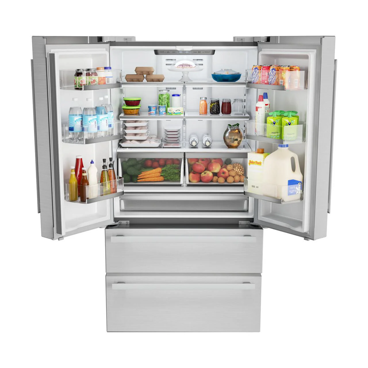 SJG2351FS Sharp French 4-Door Counter-Depth Refrigerator - Image 4