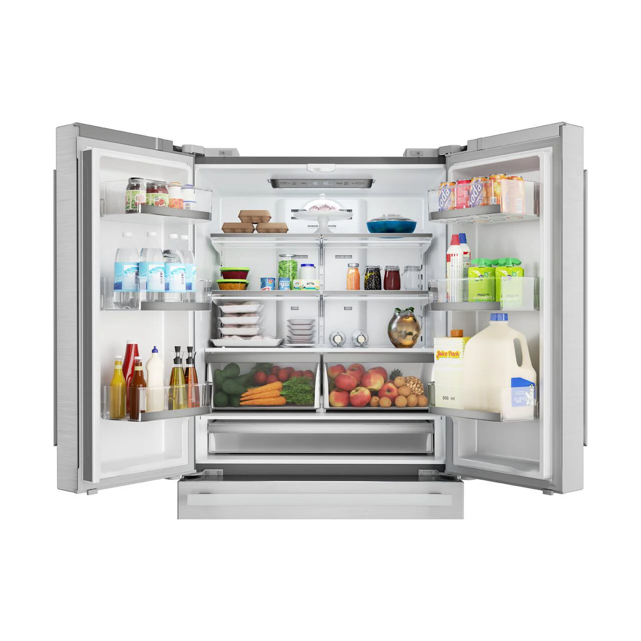 SJG2351FS Sharp French 4-Door Counter-Depth Refrigerator - Image 7