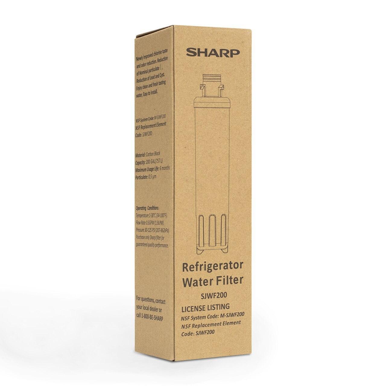 Sharp SJWF200 Replacement Water Filter for Sharp SJG2254FS Refrigerator - Image 2