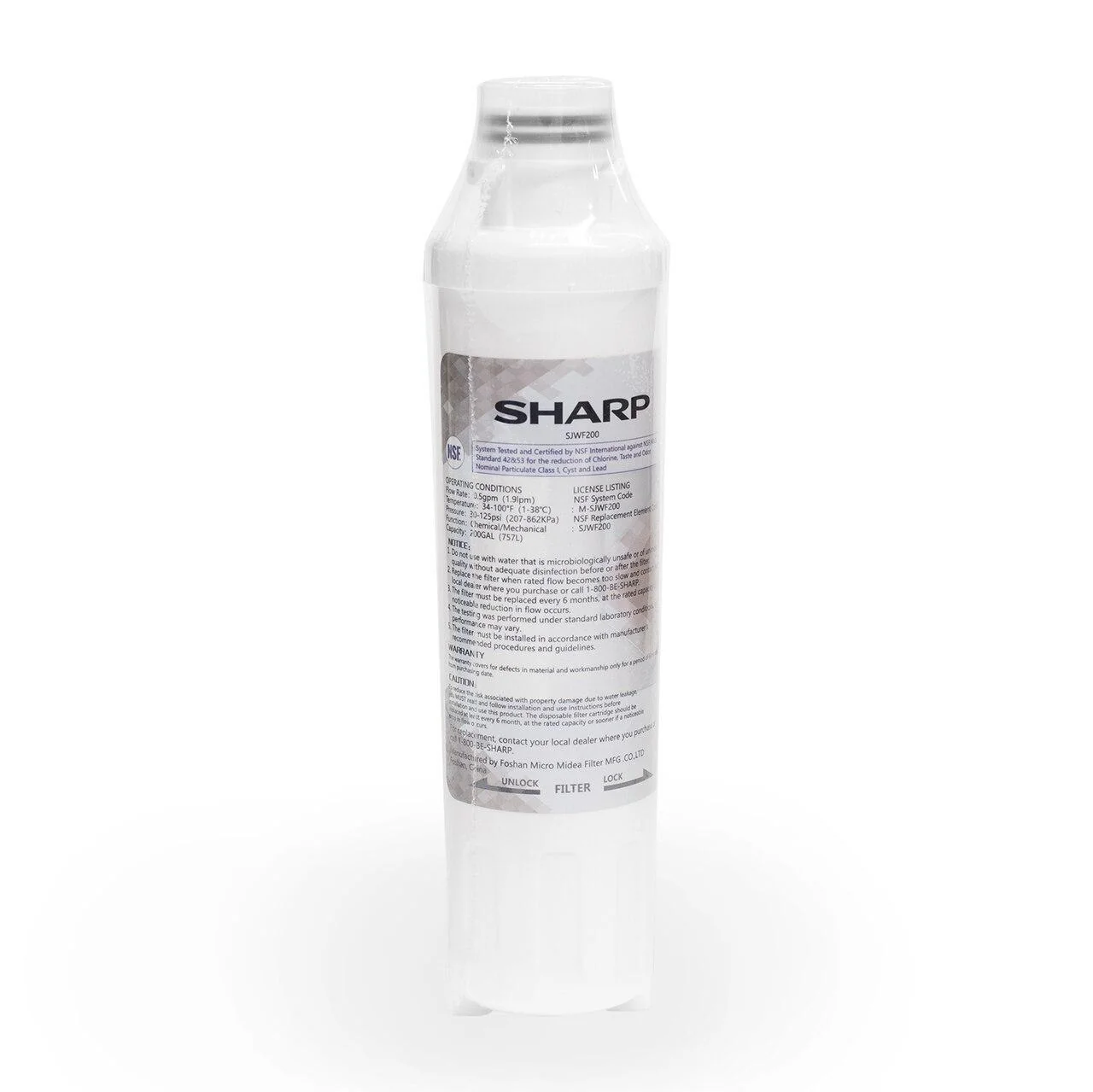 Sharp SJWF200 Replacement Water Filter for Sharp SJG2254FS Refrigerator - Image 5