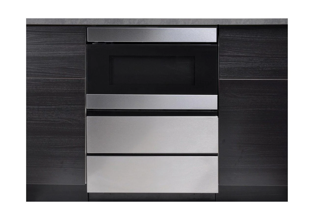 Sharp SKMD24U0ES 24 in. Under the Counter Microwave Drawer Oven Pedestal - Image 2