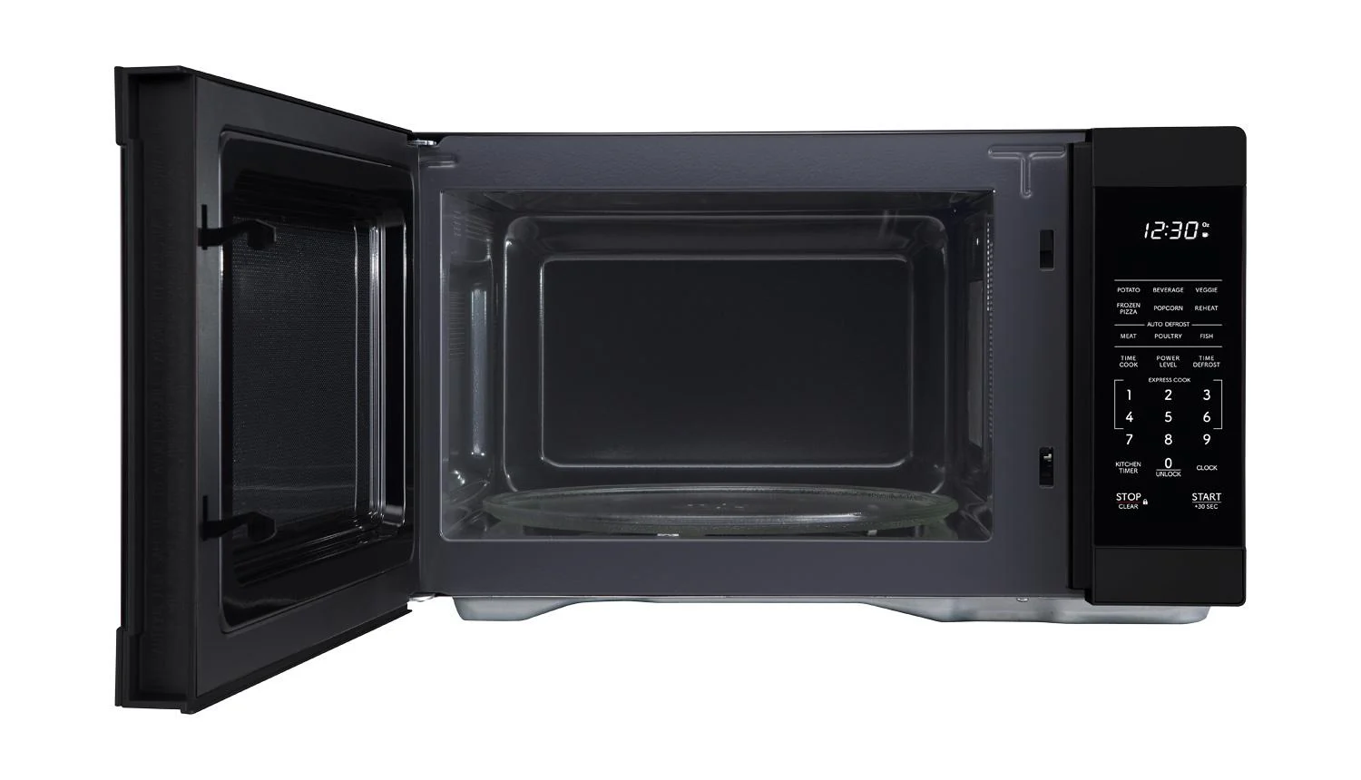 SMC1161KB Sharp 1.1 cu. ft. 1000W Black Countertop Microwave Oven - Image 4