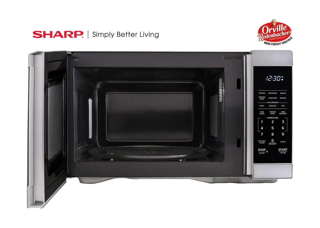 Sharp SMC1162HS 1.1 cu. ft. Mid-Size Countertop Microwave Oven - Image 2