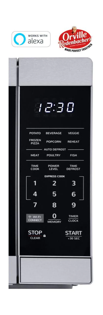 Sharp 1.1 cu. ft. Mid Size Countertop Microwave Oven - Image 3