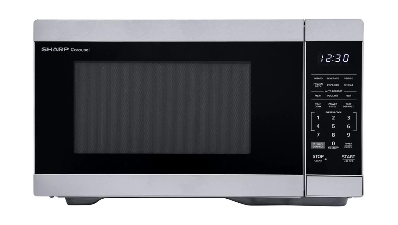 Sharp 1.1 cu. ft. Mid Size Countertop Microwave Oven - Image 6
