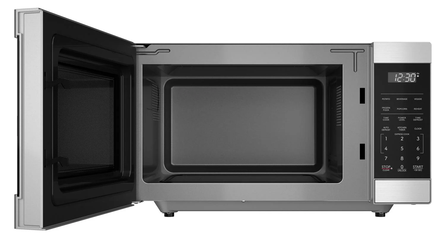 SMC1174KS Sharp 1.1 cu. ft. 1100W Flatbed Countertop Microwave Oven with Inverter Technology - Image 3