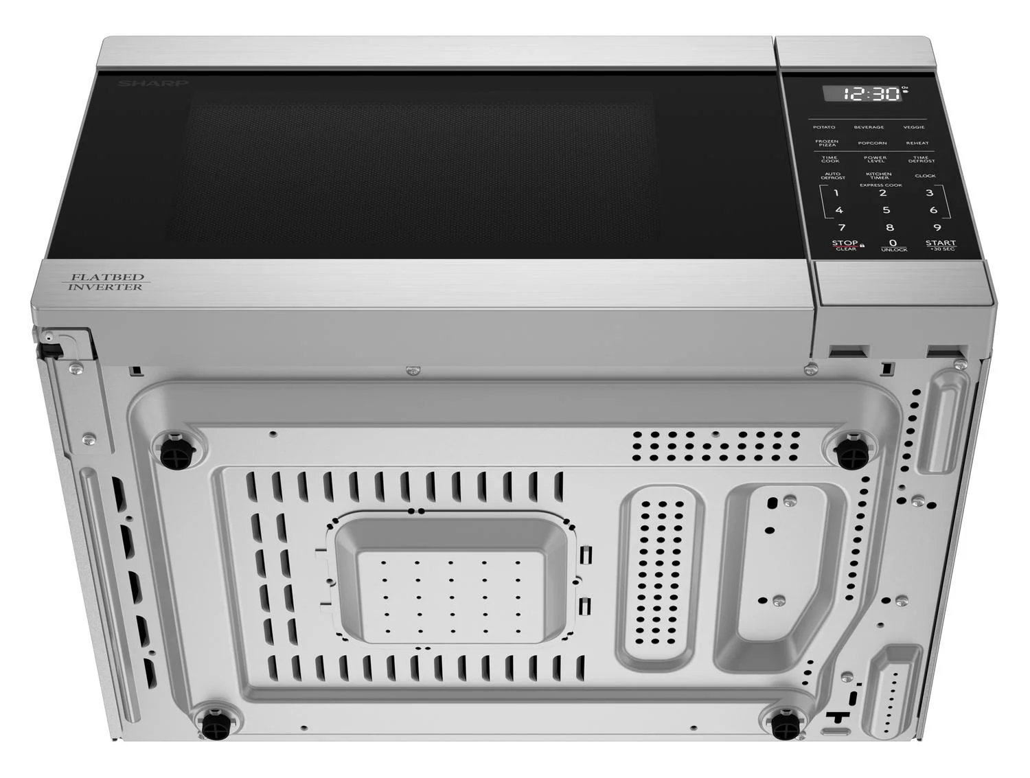 SMC1174KS Sharp 1.1 cu. ft. 1100W Flatbed Countertop Microwave Oven with Inverter Technology - Image 35