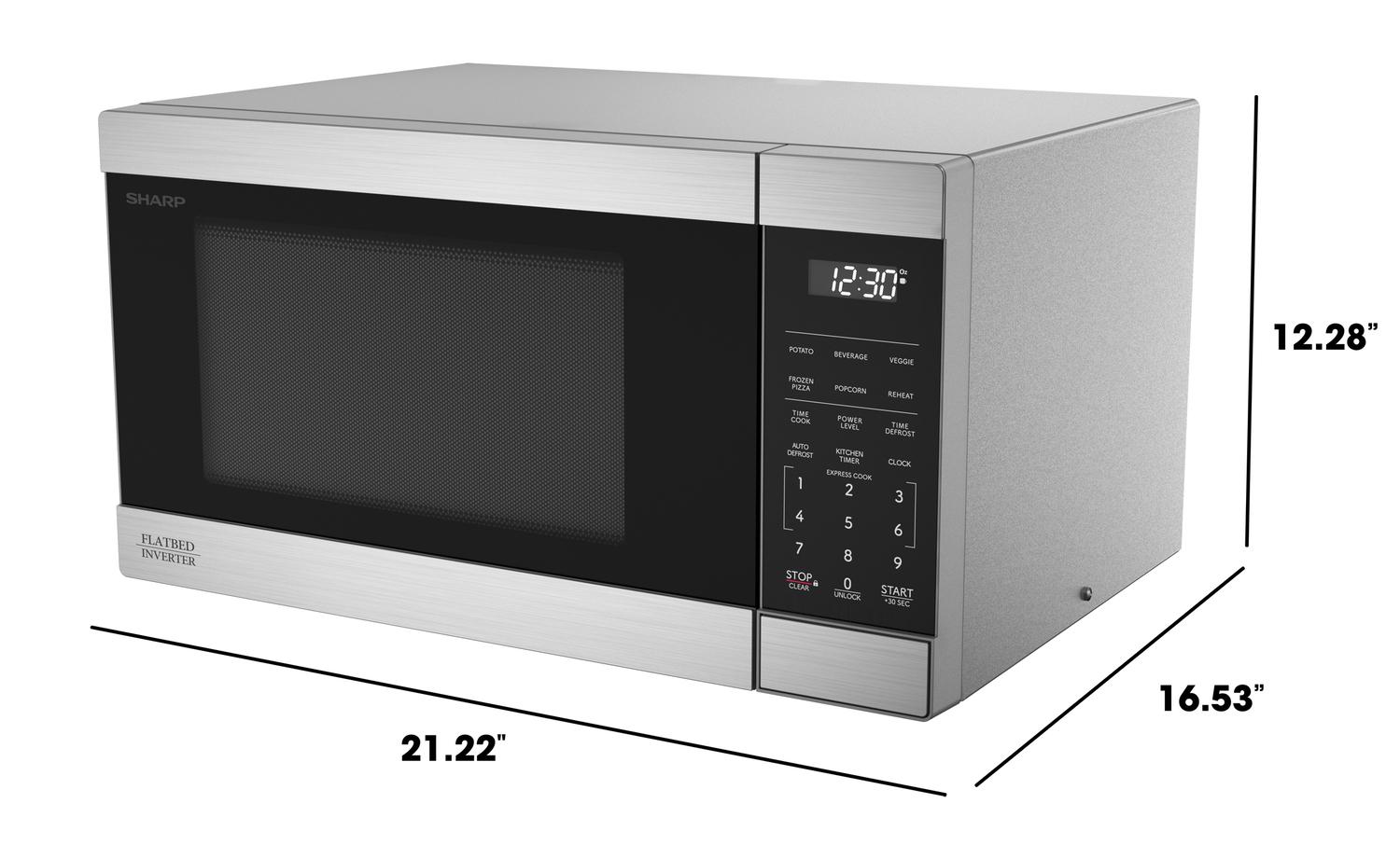 SMC1174KS Sharp 1.1 cu. ft. 1100W Flatbed Countertop Microwave Oven with Inverter Technology - Image 40