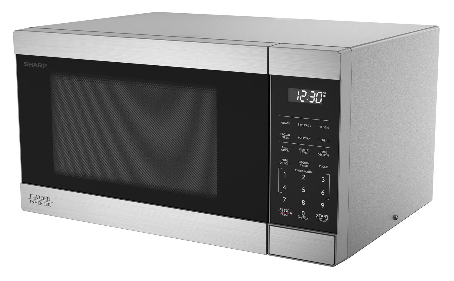 SMC1174KS Sharp 1.1 cu. ft. 1100W Flatbed Countertop Microwave Oven with Inverter Technology - Image 6