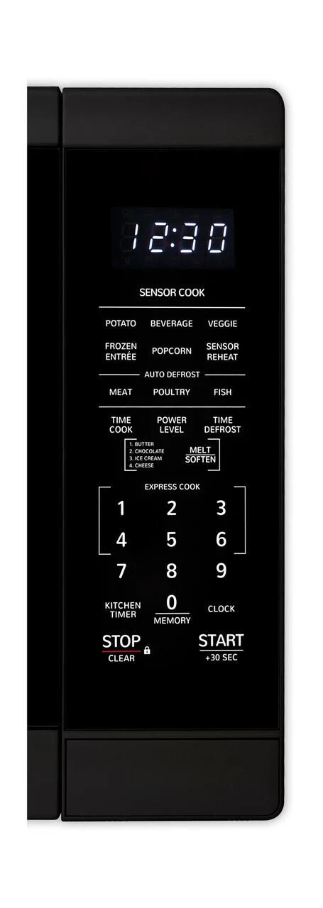 Sharp SMC1461HB 1.4 cu. ft. Black Countertop Microwave Oven - Image 3