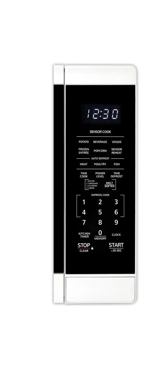Sharp SMC1461HW 1.4 cu. ft. White Countertop Microwave Oven - Image 3