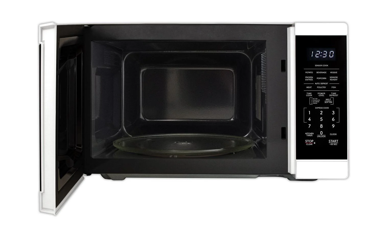 SMC1461KW Sharp 1.4 cu. ft. 1100W White Countertop Microwave Oven - Image 4