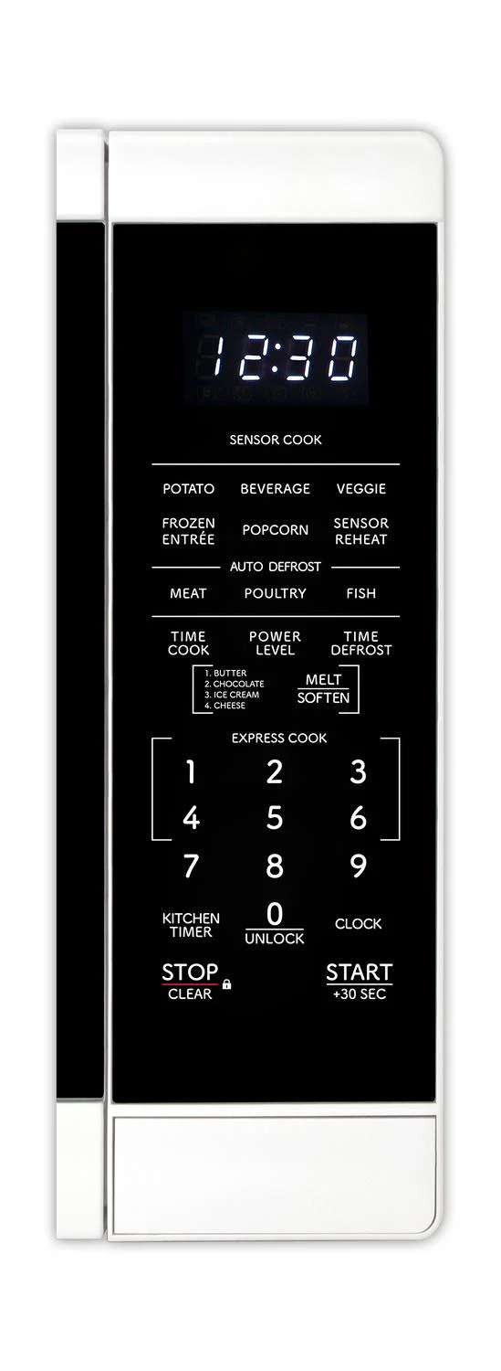 SMC1461KW Sharp 1.4 cu. ft. 1100W White Countertop Microwave Oven - Image 5