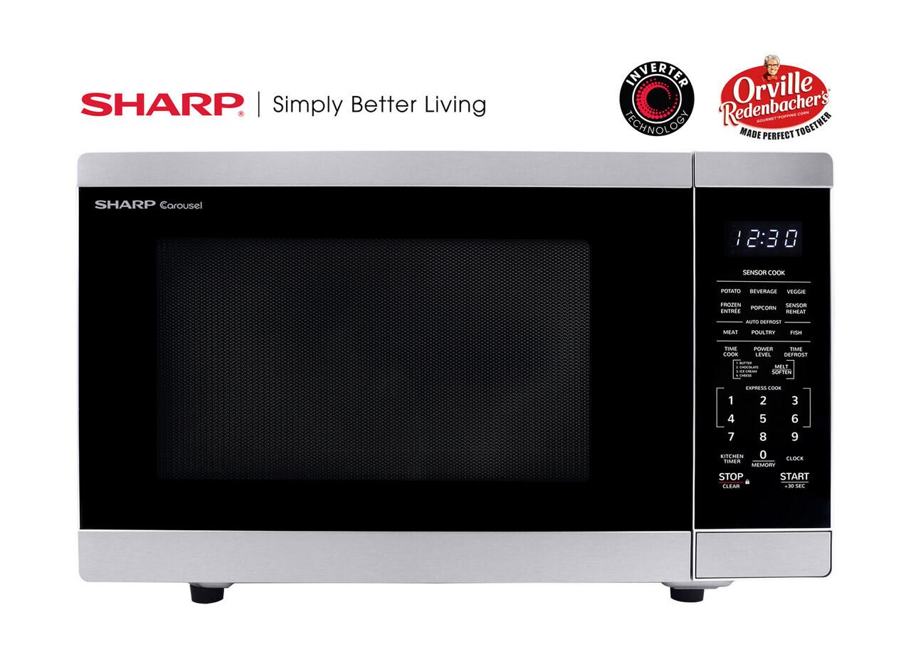 Sharp SMC1464HS 1.4 cu. ft. Family-Size Countertop Microwave Oven with Inverter Technology - Image 5