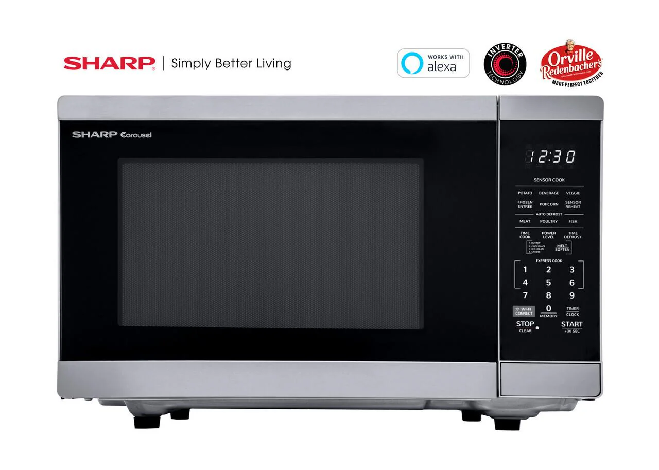 Sharp SMC1469HS 1.4 cu. ft. Smart Countertop Microwave Oven - Image 5